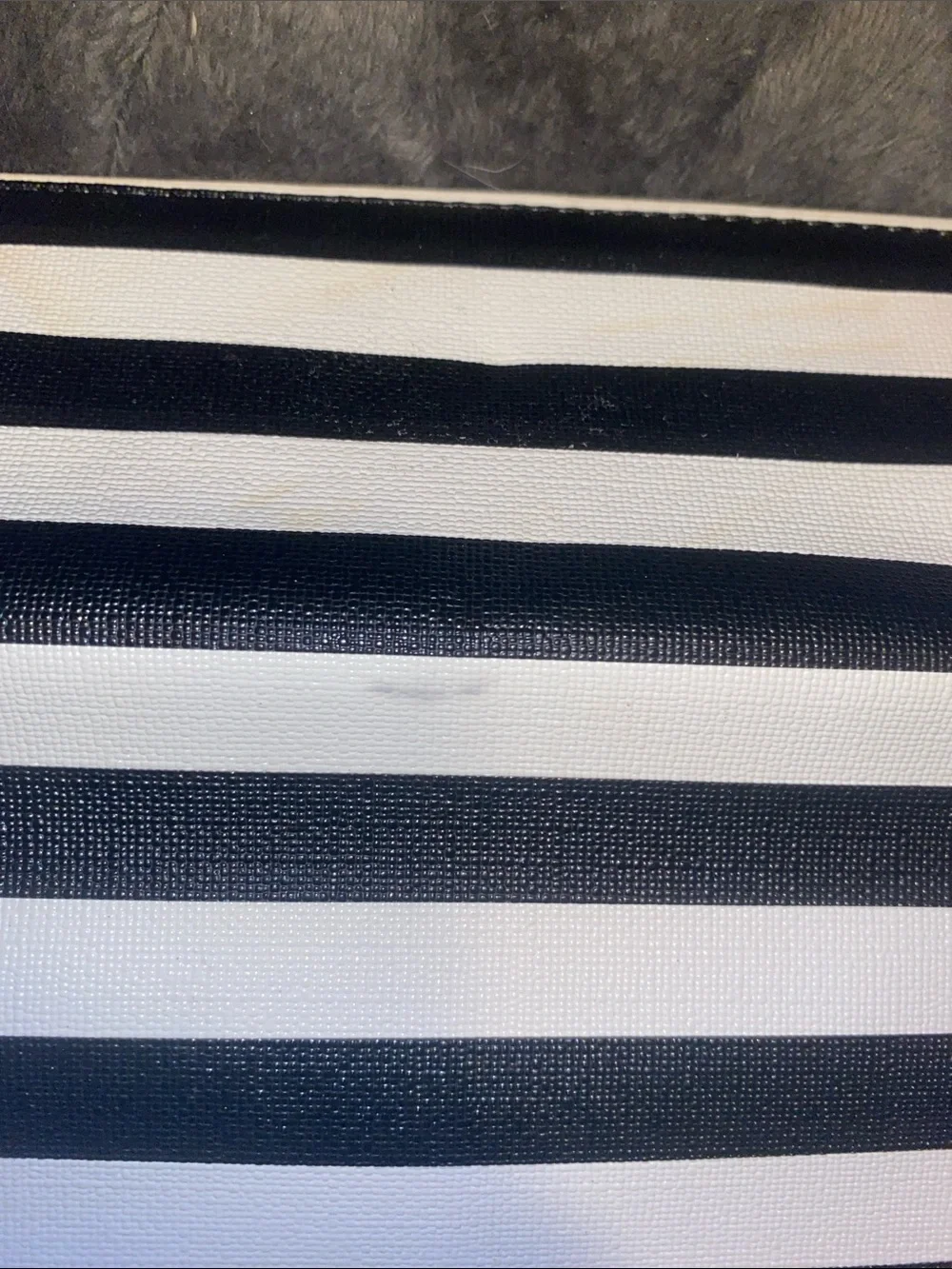 Kut from the Kloth Black and White Striped Wallet